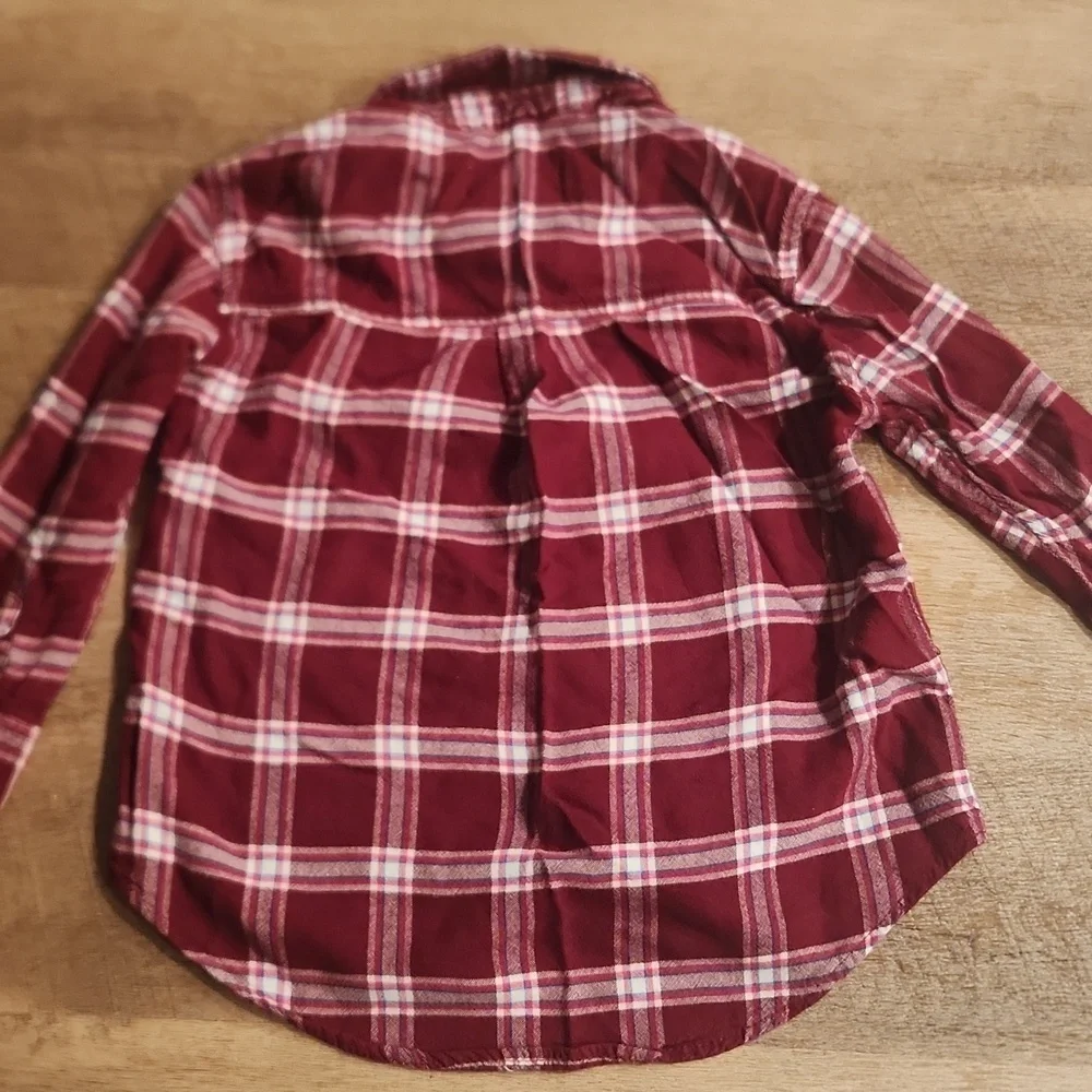 Old Navy Plaid Button Down. Size XS- Style Boyfriend